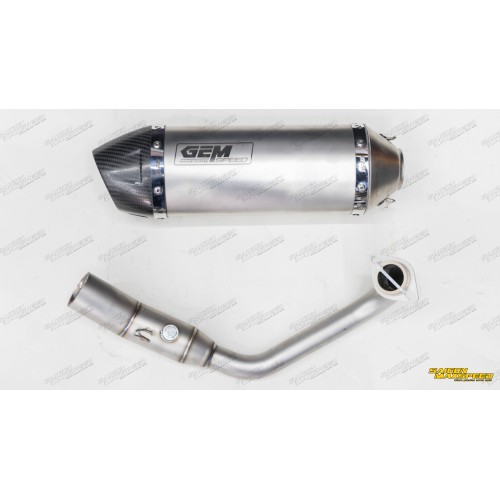 Pô GEM Speed EVO Silver Full System Yamaha XMax 300 (chính hãng) Pô GEM Speed EVO Silver Full System Yamaha XMax 300 (chính hãng)